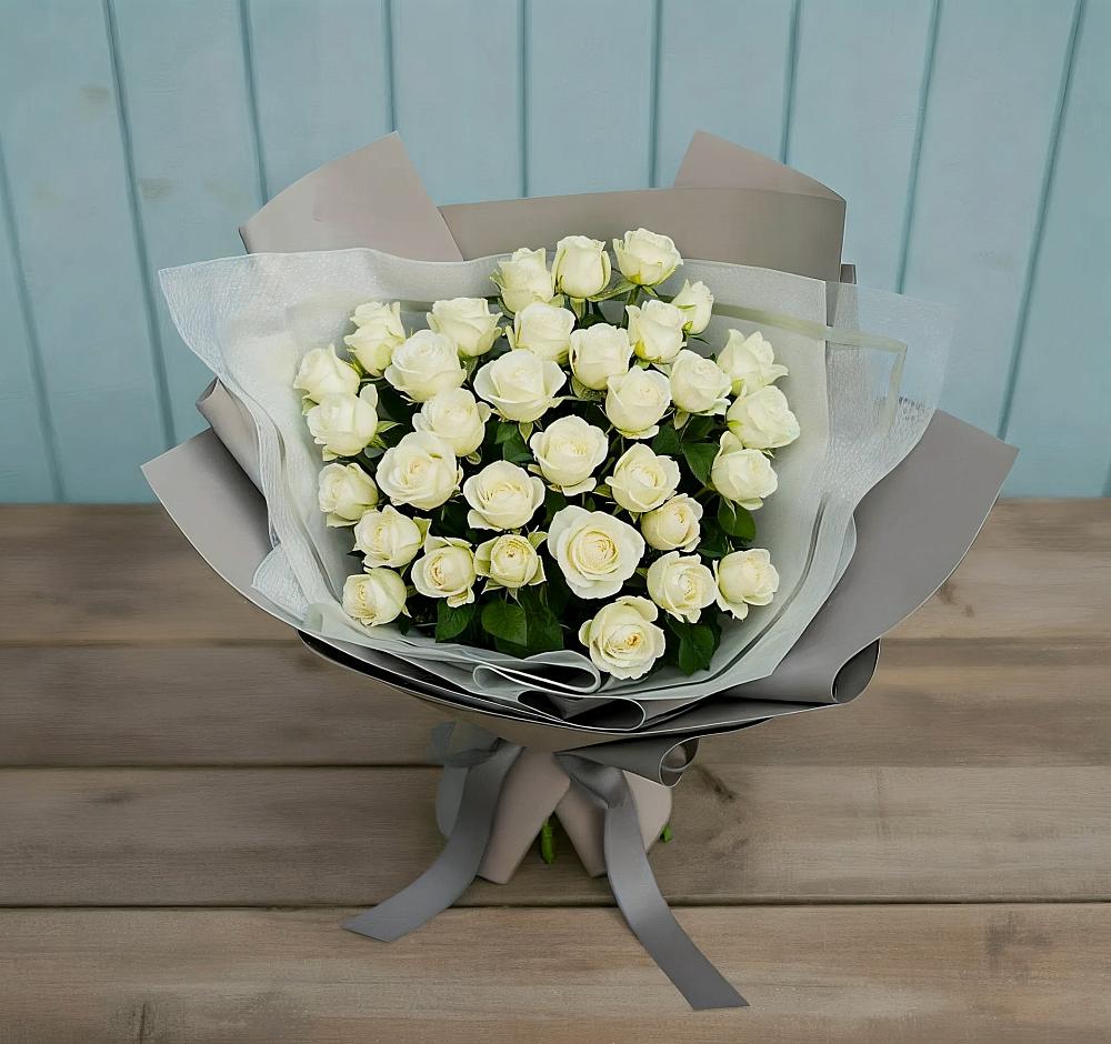 Букет Белоснежная нежность в Красной Горке