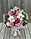 Букет цветов из: Альстромерии, Гвоздики, Розы и Хризантемы в Красной Горке