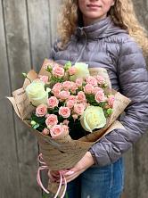 Букет цветов из:  Розы в Красной Горке