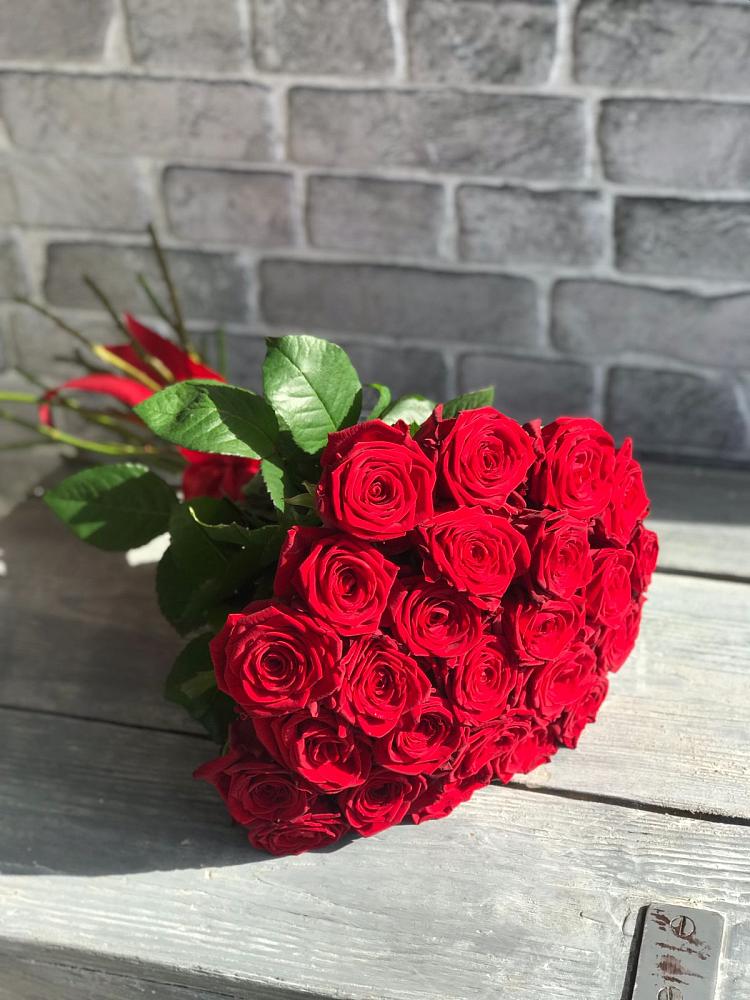Букет Красные розы Фридом в Красной Горке