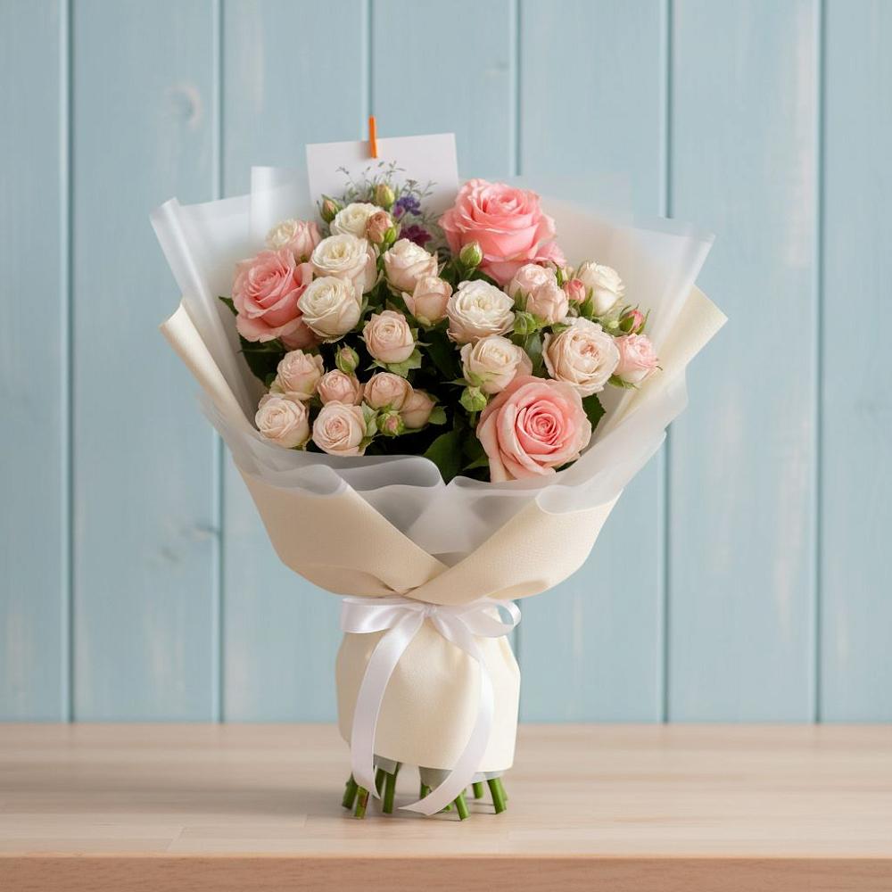 Букет цветов из: Розы в Красной Горке