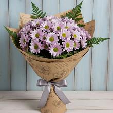 Букет цветов из:  Хризантемы в Красной Горке