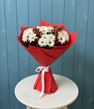 Букет цветов из:  Хризантемы в Красной Горке