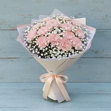 Букет цветов из:  Гвоздики в Красной Горке