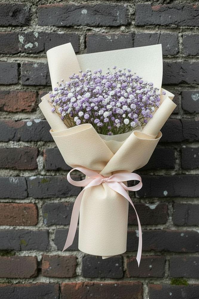 Букет цветов из: Гипсофила в Красной Горке