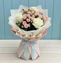 Букет цветов из:  Розы в Красной Горке