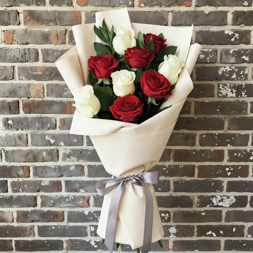 Букет цветов из: Розы в Красной Горке