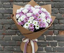 Букет цветов из:  Хризантемы в Красной Горке