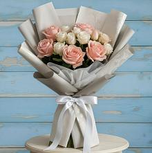 Букет цветов из:  Розы в Красной Горке