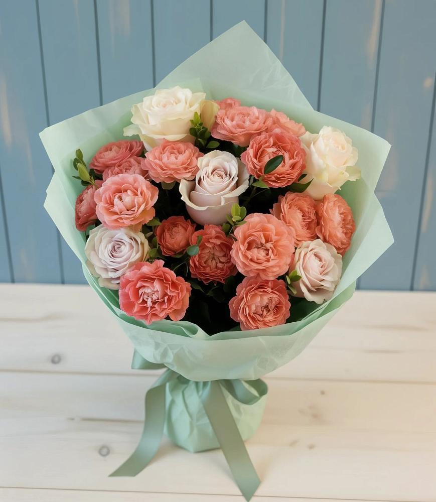 Букет цветов из: Розы в Красной Горке