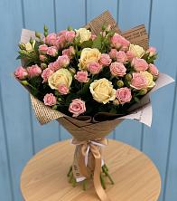 Букет цветов из:  Розы в Красной Горке