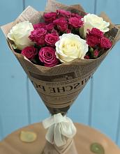 Букет цветов из:  Розы в Красной Горке