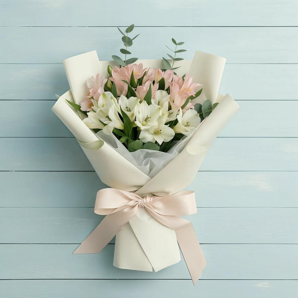 Букет цветов из: Альстромерии в Красной Горке