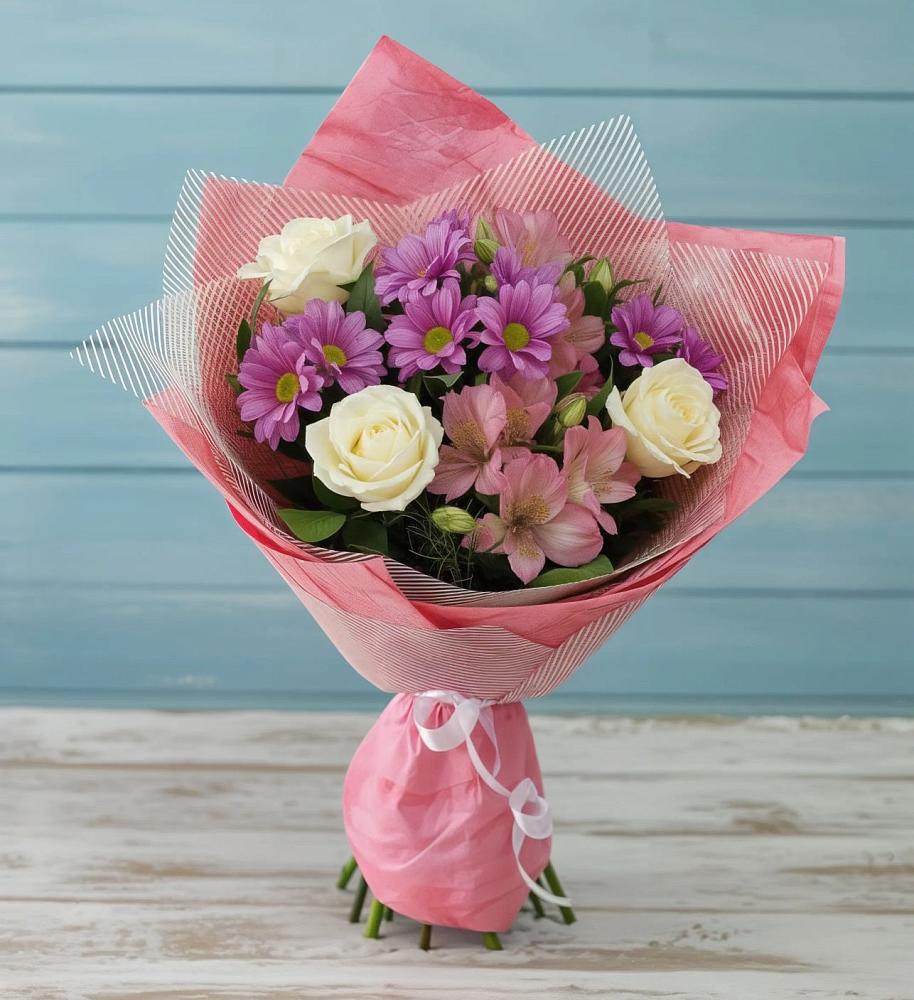 Букет цветов из: Герберы в Красной Горке